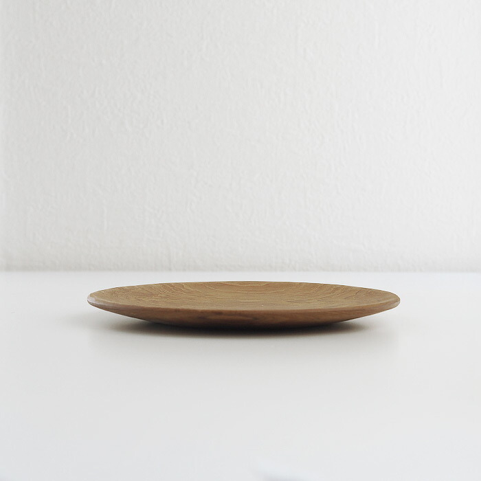 日曜雑貨　プレート ラウンドM　チーク　/　SUNDAY SUPPLIES