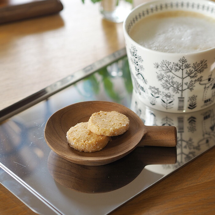 日曜雑貨　プレート ラケットＳ　チーク　/　SUNDAY SUPPLIES