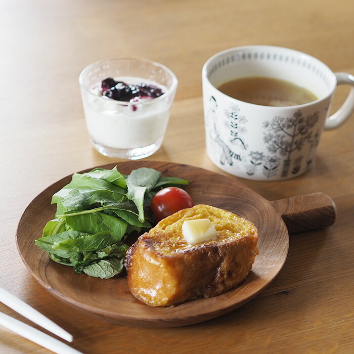 日曜雑貨　プレート ラケットM　チーク　/　SUNDAY SUPPLIES