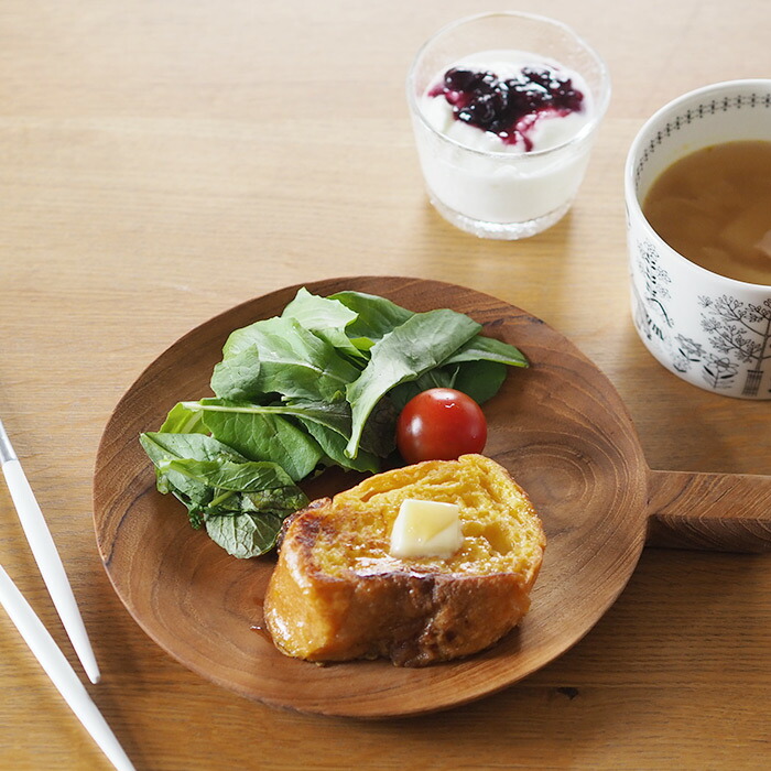 日曜雑貨　プレート ラケットM　チーク　/　SUNDAY SUPPLIES