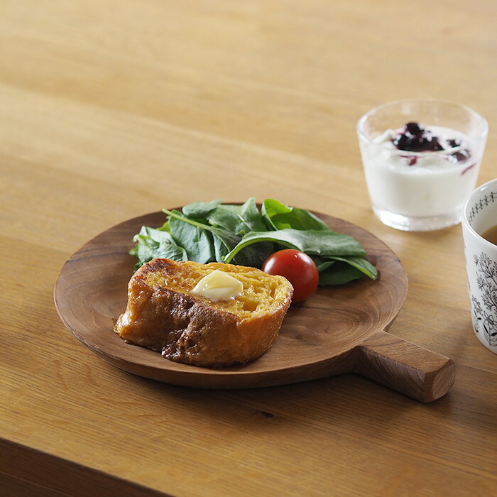 日曜雑貨　プレート ラケットM　チーク　/　SUNDAY SUPPLIES