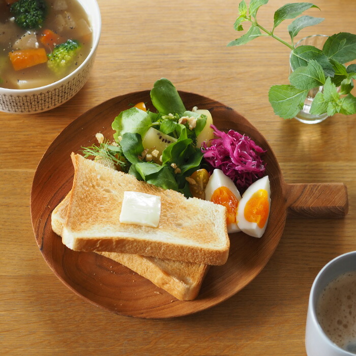 日曜雑貨　プレート ラケット L　チーク　/　SUNDAY SUPPLIES