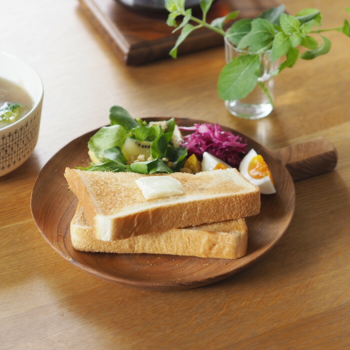 日曜雑貨　プレート ラケット L　チーク　/　SUNDAY SUPPLIES