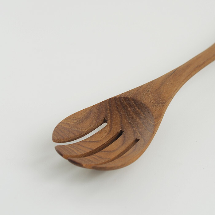 日曜雑貨　サービングフォーク　チーク　/　SUNDAY SUPPLIES