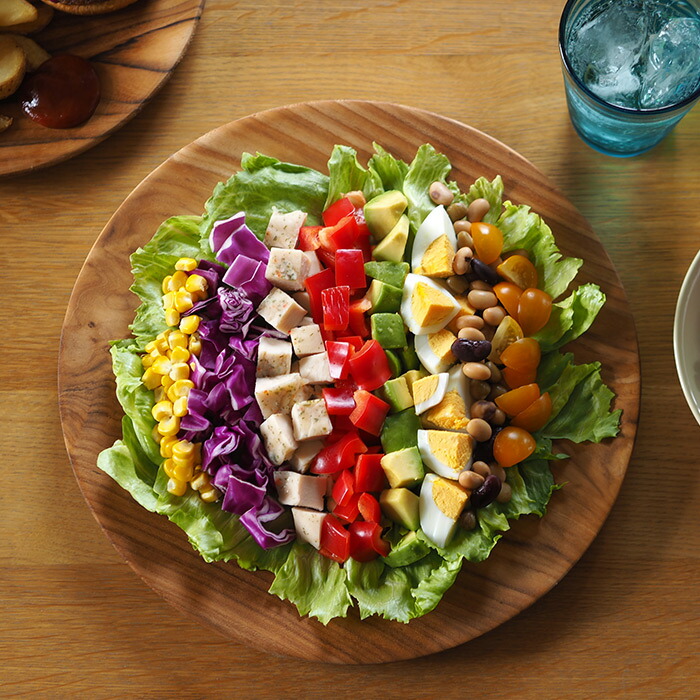 日曜雑貨　プレート ラウンドLL　チーク　/　SUNDAY SUPPLIES