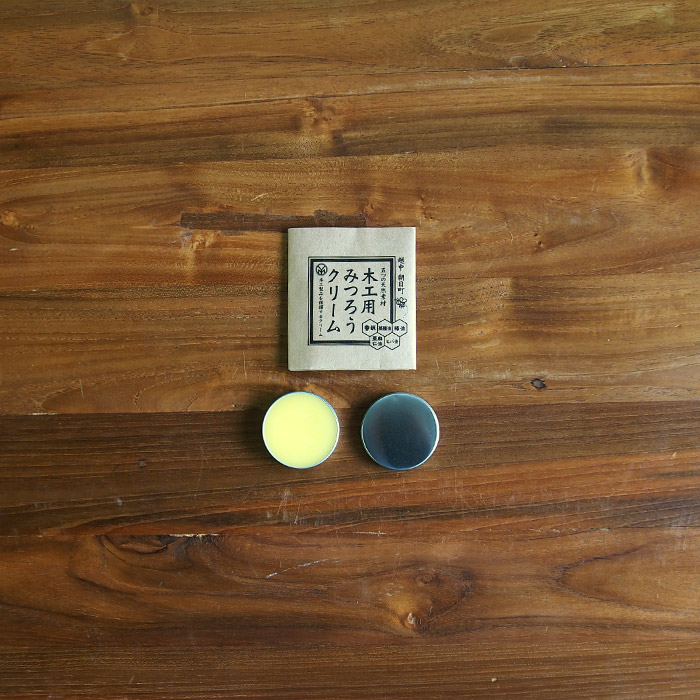 尾山製材　木工用みつろうクリーム　10g