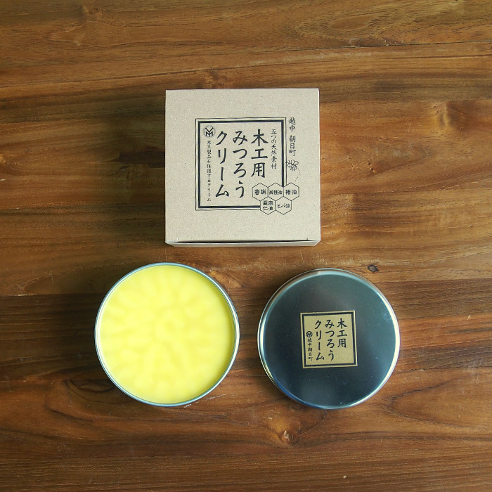 尾山製材　木工用みつろうクリーム　200g