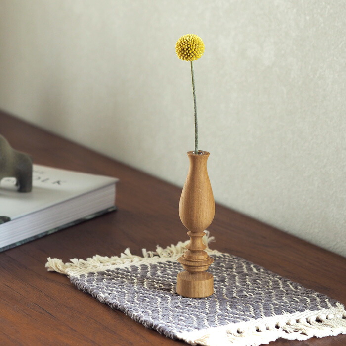 オシオクラフト　フラワーベース　M　楢　/　osio craft