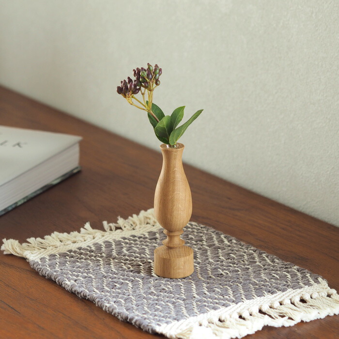 オシオクラフト　フラワーベース　S　楢　/　osio craft