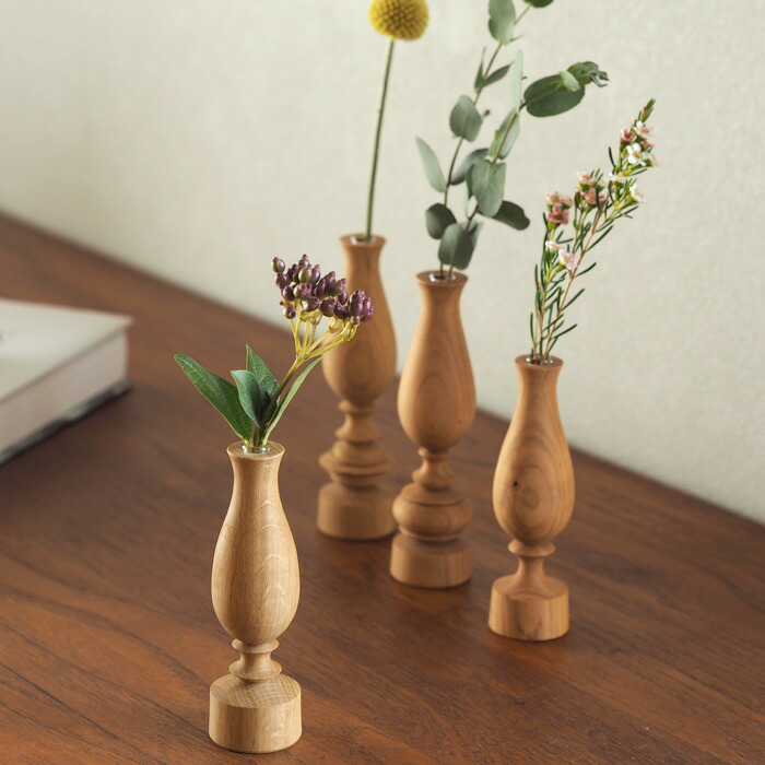 オシオクラフト　フラワーベース　S　楢　/　osio craft