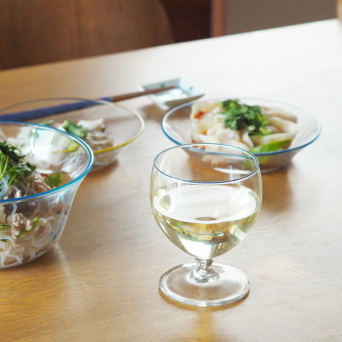 ポトペリー　ビッテ　グラスLOW　ブルー　/　POTPURRI　bitte