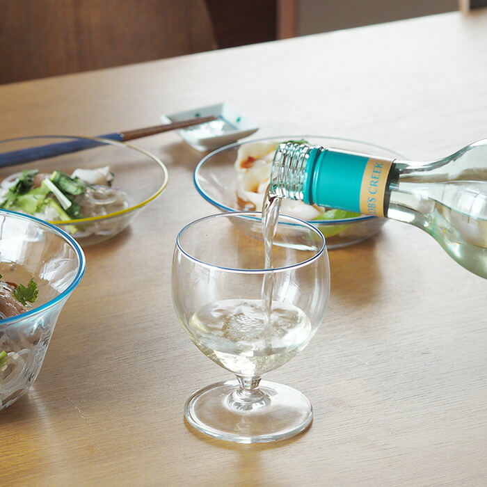 ポトペリー　ビッテ　グラスLOW　ブルー　/　POTPURRI　bitte