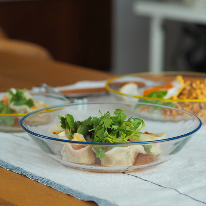 ポトペリー　ビッテ　ディーププレート　21cm　ブルー　/　POTPURRI　bitte