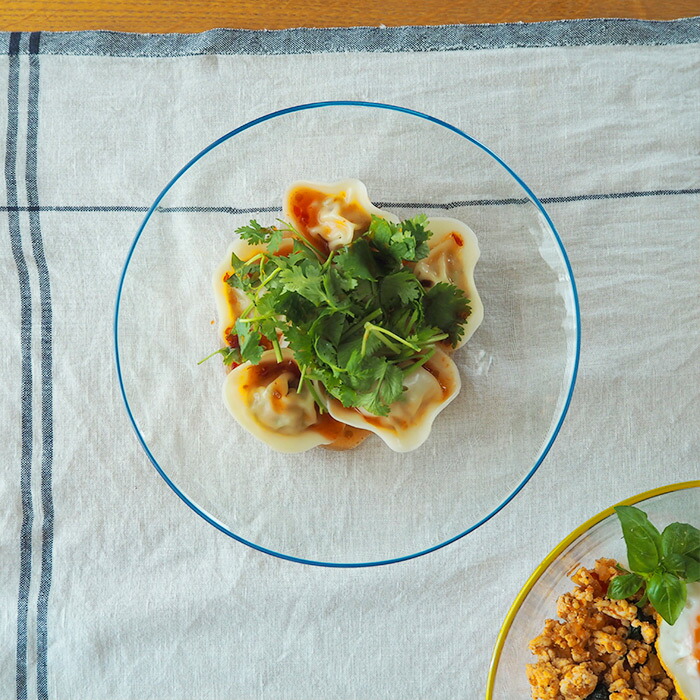 ポトペリー　ビッテ　ディーププレート　21cm　ブルー　/　POTPURRI　bitte