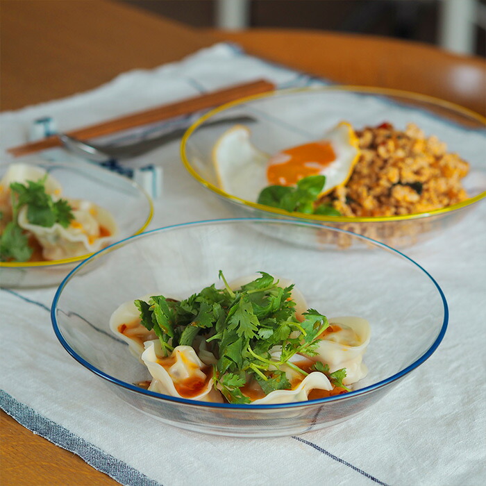 ポトペリー　ビッテ　ディーププレート　21cm　ブルー　/　POTPURRI　bitte