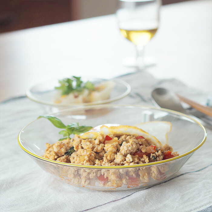 ポトペリー　ビッテ　ディーププレート　21cm　イエロー　/　POTPURRI　bitte