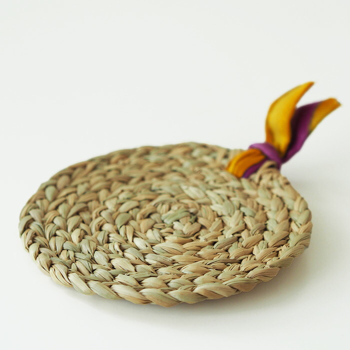 ピープルツリー　パティ草のコースター　5枚セット　/　People　Tree　※