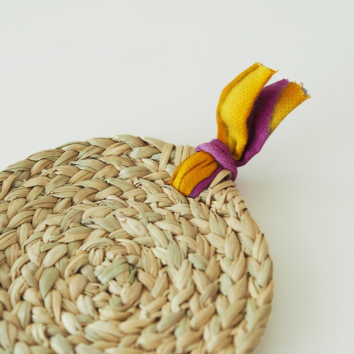 ピープルツリー　パティ草のコースター　5枚セット　/　People　Tree　※