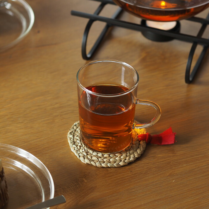 ピープルツリー　パティ草のコースター　5枚セット　/　People　Tree　※