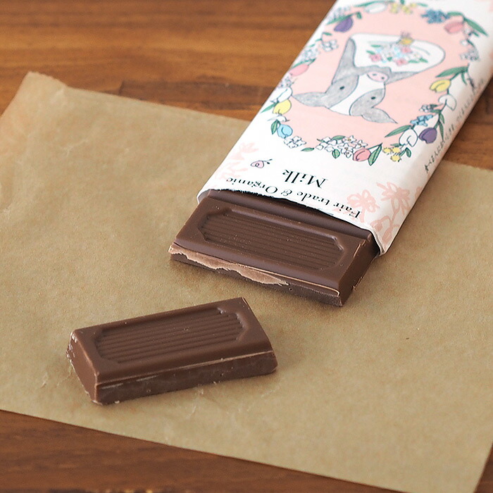 【取扱終了0312】【秋冬限定】ピープルツリー　フェアトレードチョコ　板チョコ　オーガニック　ミルク　スペシャルパッケージ　/　People　Tree