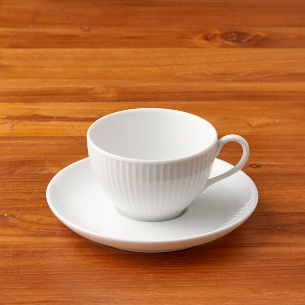 ピリヴィッツ　プリッセ　ティーカップ＆ソーサー　200cc　P064　/　PILLIVUYT　Plisse