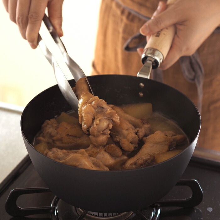 リバーライト　極　JAPAN　片手小鍋　20cm　IH対応　/　RIVER　LIGHT