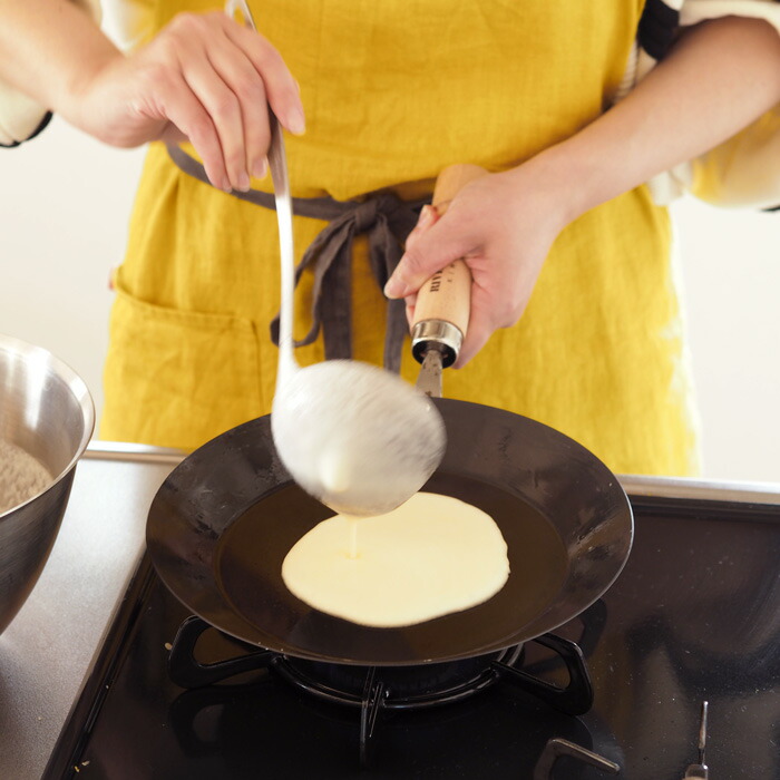 リバーライト　極　JAPAN　クレープパン　23cm　IH対応　/　RIVER　LIGHT