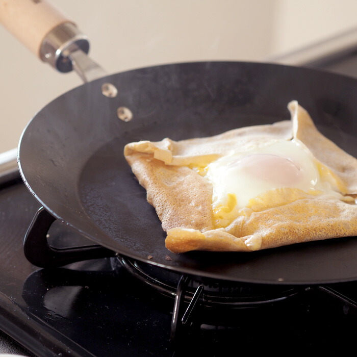 リバーライト　極　JAPAN　クレープパン　26cm　IH対応　/　RIVER　LIGHT