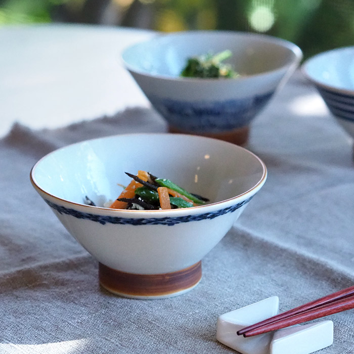 副千製陶所　渕地紋　姫碗