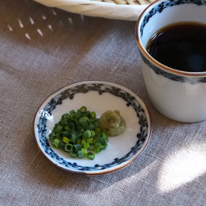副千製陶所　渕地紋　丸豆皿