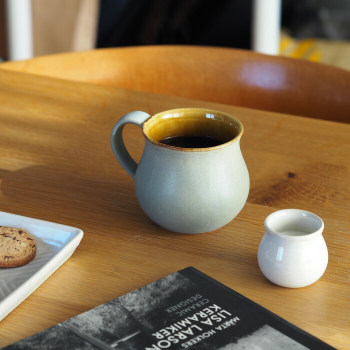 長十郎窯　マグカップ　みる色