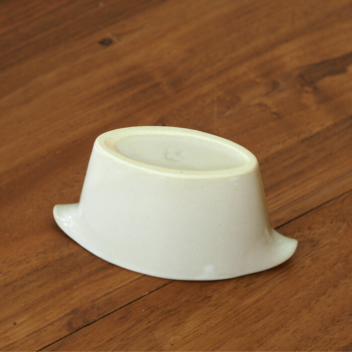 長十郎窯　スマートスタンド　白釉