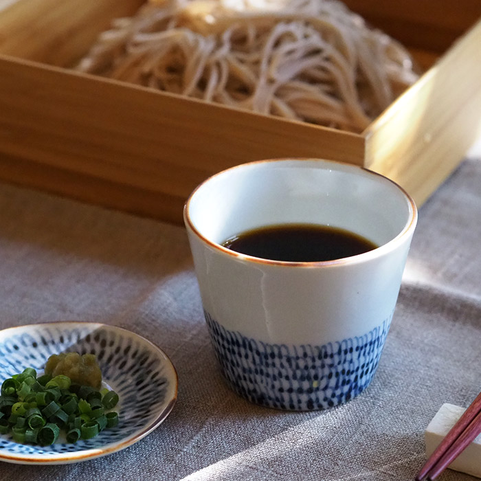 副千製陶所　みじん唐草　そば猪口