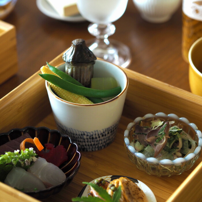 副千製陶所　みじん唐草　そば猪口