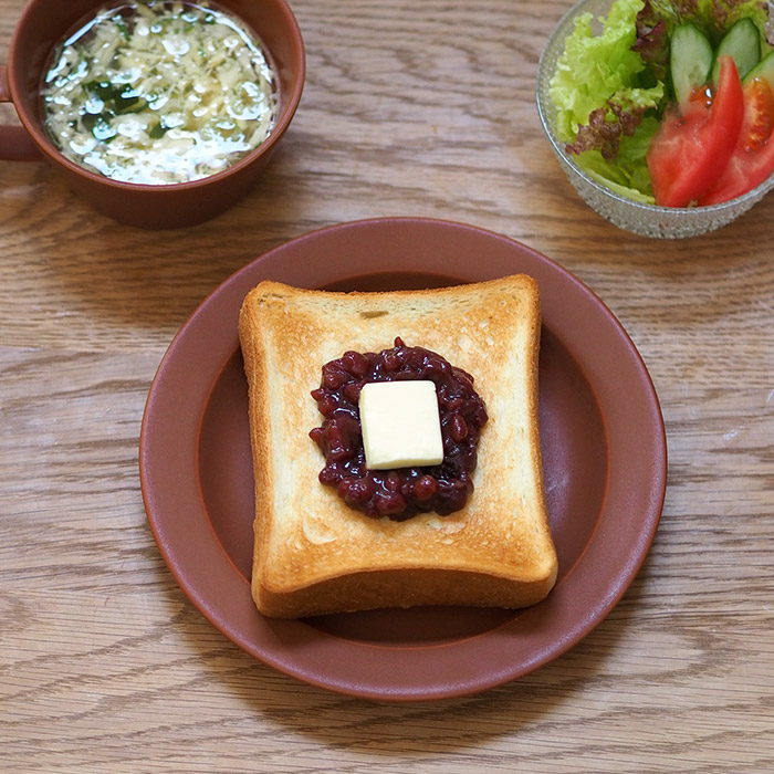 【プロキッチン別注】SAKUZAN　Sara　プレート　20cm　7”　キャラメルブラウン　※