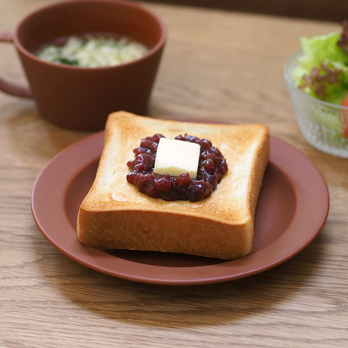 【プロキッチン別注】SAKUZAN　Sara　プレート　20cm　7”　キャラメルブラウン　※