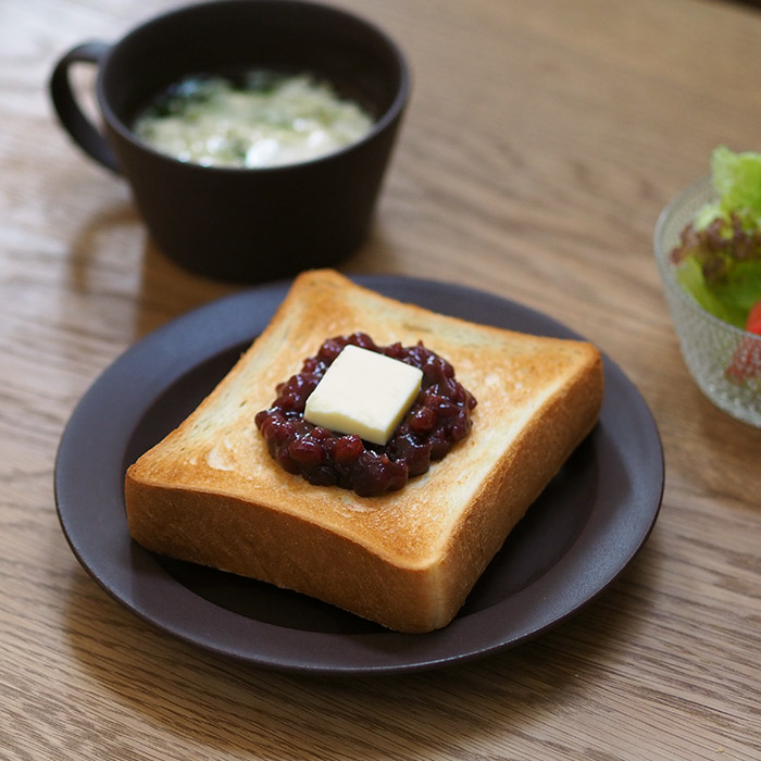 【プロキッチン別注】SAKUZAN　Sara　プレート　20cm　7”　チョコレートブラウン