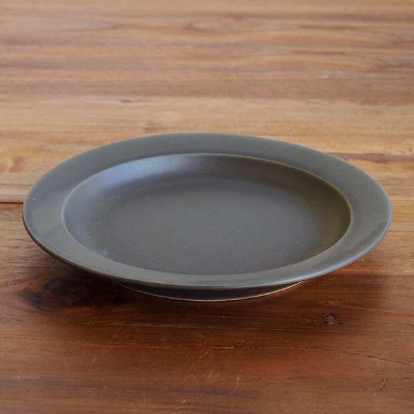 【プロキッチン別注】SAKUZAN　Sara　プレート　20cm　7”　ディムグレー