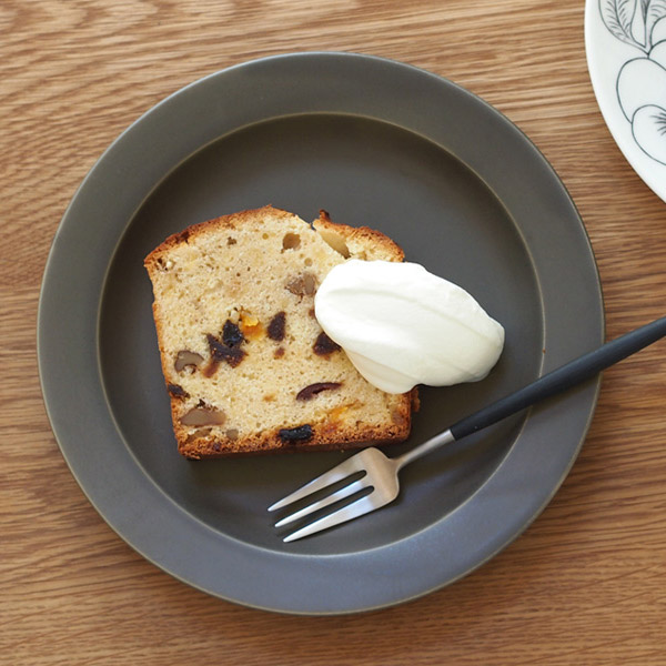 【プロキッチン別注】SAKUZAN　Sara　プレート　20cm　7”　ディムグレー