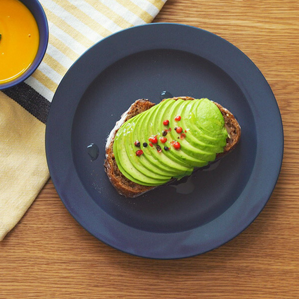 【プロキッチン別注】SAKUZAN　Sara　プレート　20cm　7”　ネイビーブルー