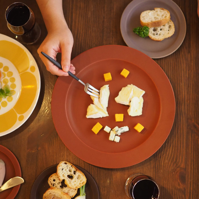 【プロキッチン別注】SAKUZAN　Sara　プレート　26cm　10”　キャラメルブラウン　※