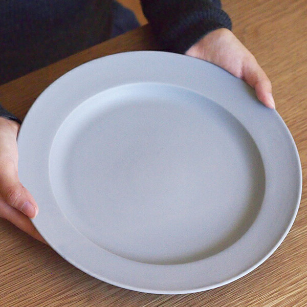 SAKUZAN　Sara　プレート　26cm　10”　グレー