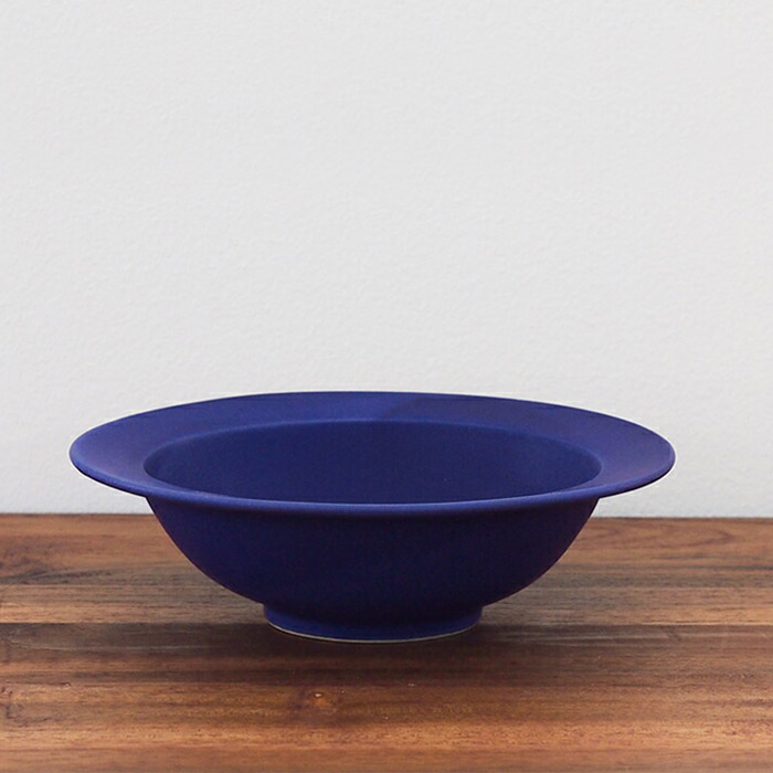 【プロキッチン別注】SAKUZAN　Sara　ボウル　17.5cm　7”　ネイビーブルー※