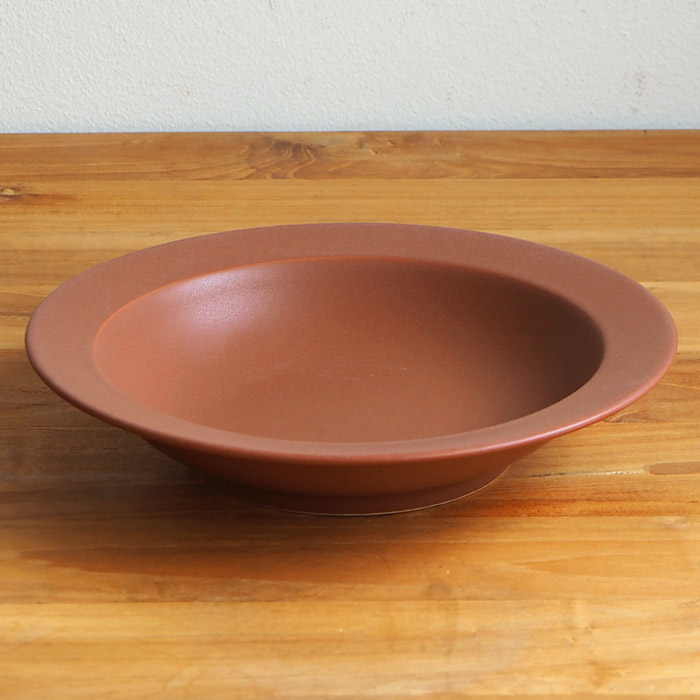 【プロキッチン別注】SAKUZAN　Sara　ボウル　21cm　9”　キャラメルブラウン　※