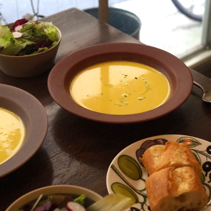 【プロキッチン別注】SAKUZAN　Sara　ボウル　21cm　9”　キャラメルブラウン　※