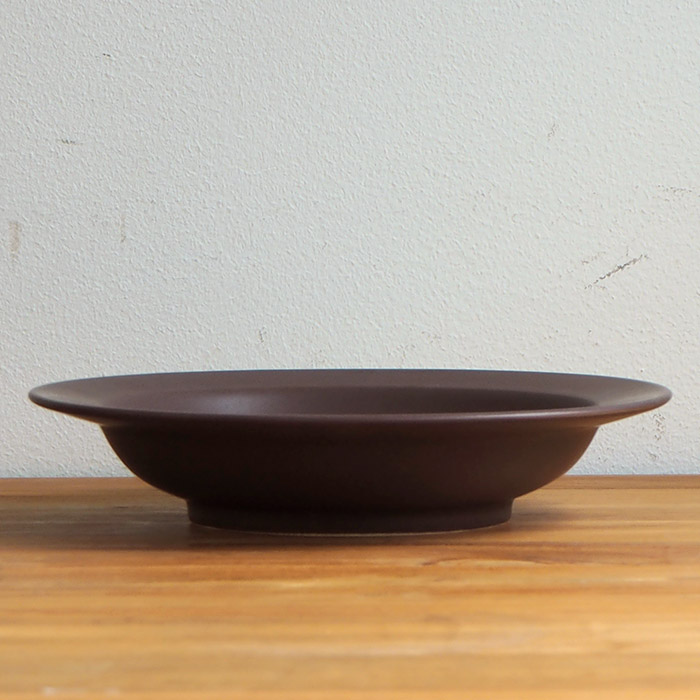 【プロキッチン別注】SAKUZAN　Sara　ボウル　21cm　9”　チョコレートブラウン※