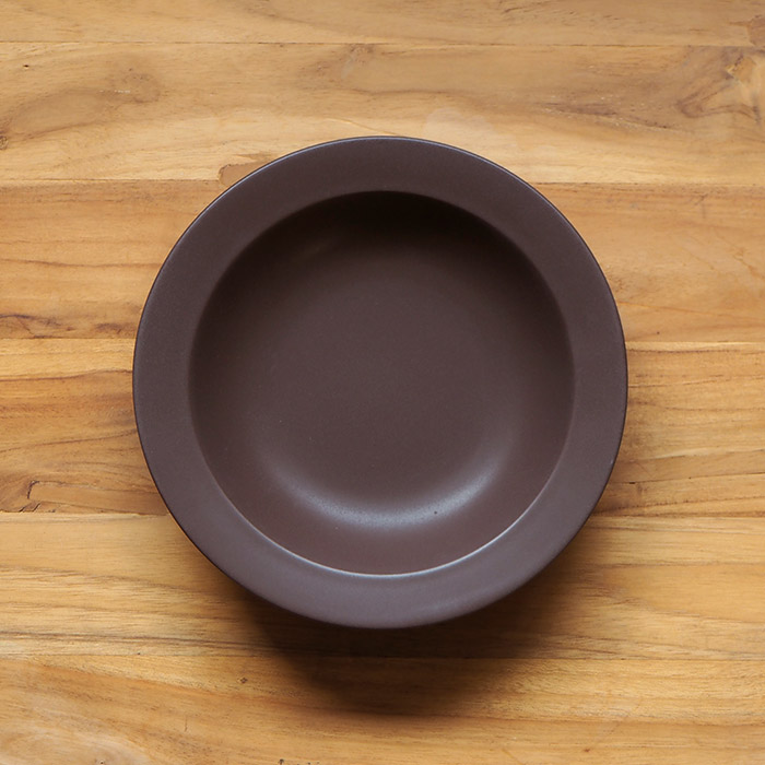 【プロキッチン別注】SAKUZAN　Sara　ボウル　21cm　9”　チョコレートブラウン※