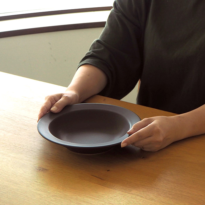 【プロキッチン別注】SAKUZAN　Sara　ボウル　21cm　9”　チョコレートブラウン※