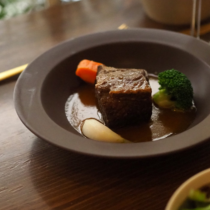 【プロキッチン別注】SAKUZAN　Sara　ボウル　21cm　9”　チョコレートブラウン※