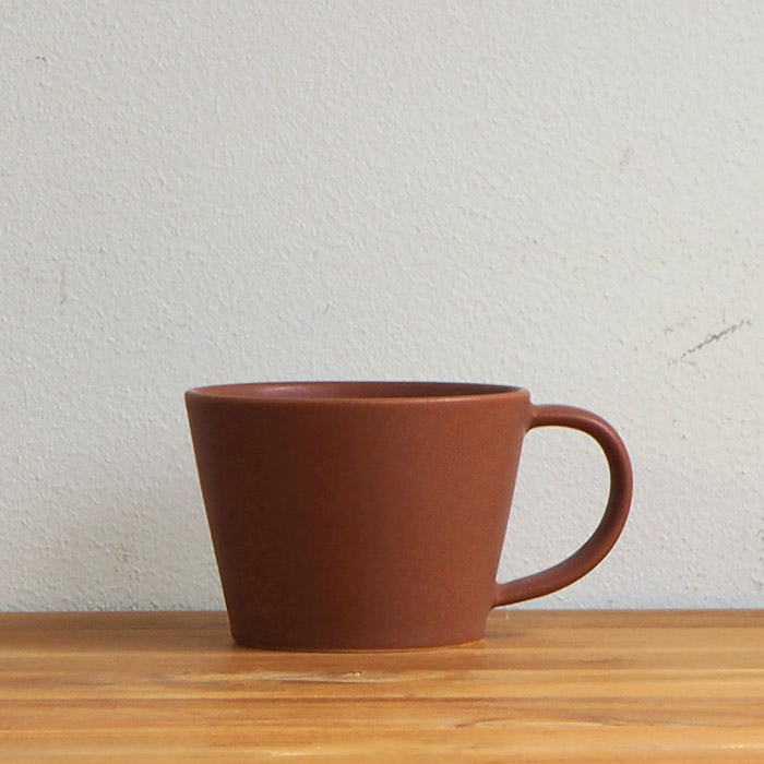 【プロキッチン別注】SAKUZAN　Sara　コーヒーカップ　キャラメルブラウン　※
